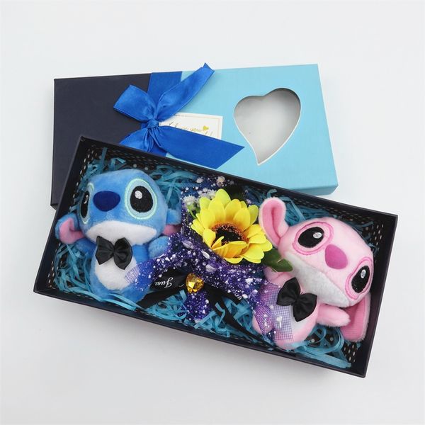 romantic small artificial flowers with stitch plush gift box craft home decoration creative valentine's day gift wedding decor
romantic small artificial flowers with stitch plush gift box craft home decoration creative valentine's day gift wedding decor
