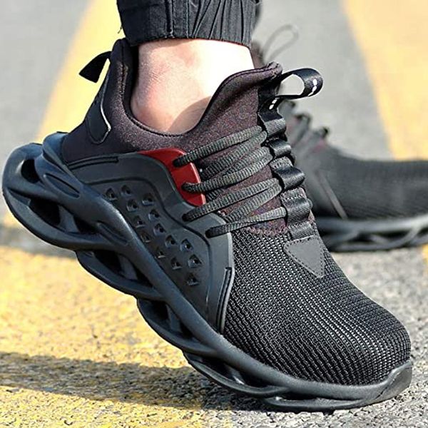 steel toe shoes for men women lightweight safety shoes slip resistant work shoe for industrial and construction h9, Black
steel toe shoes for men women lightweight safety shoes slip resistant work shoe for industrial and construction h9, Black