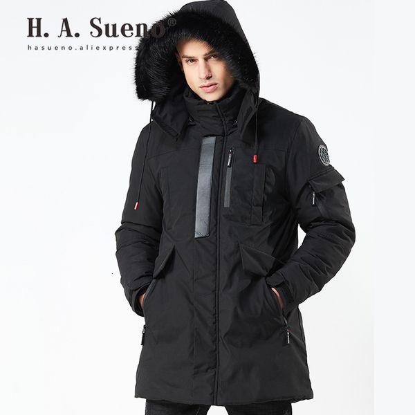 2019 winter jacket men long fur collar hooded parka male thick warm men's windbreakers windproof outerwear coat clothes /7, Black
2019 winter jacket men long fur collar hooded parka male thick warm men's windbreakers windproof outerwear coat clothes /7, Black