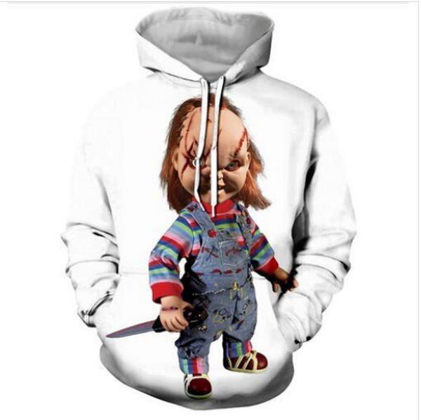 new fashion cool sweatshirt hoodies 3d print mens womens casual chucky scarred fashion style streetwear long sleeve clothes rl0155, Black
new fashion cool sweatshirt hoodies 3d print mens womens casual chucky scarred fashion style streetwear long sleeve clothes rl0155, Black