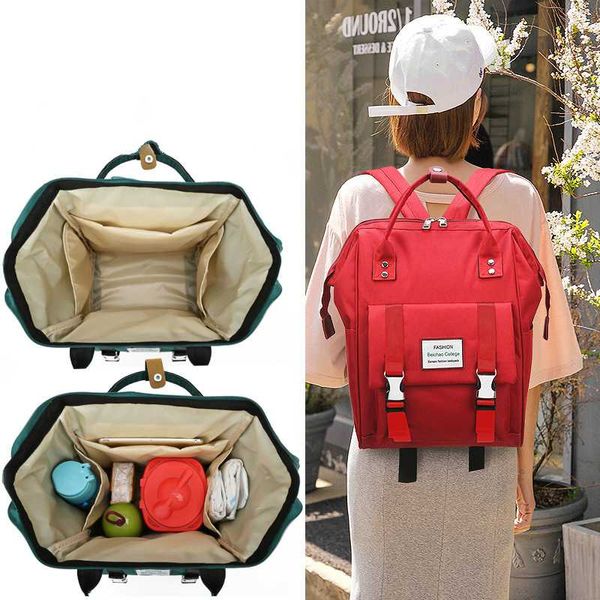 Mummy Bag Multi-functional High-capacity Backpack Nylon Women Backpacks Teenager Big Backbag Travel Bagpack Baby Care Rucksack