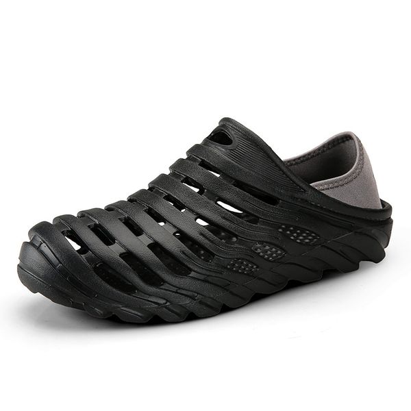 crocse summer men sandals hollow breathable flip flops shoes fashion outdoor beach slippers men sandals, Black
crocse summer men sandals hollow breathable flip flops shoes fashion outdoor beach slippers men sandals, Black