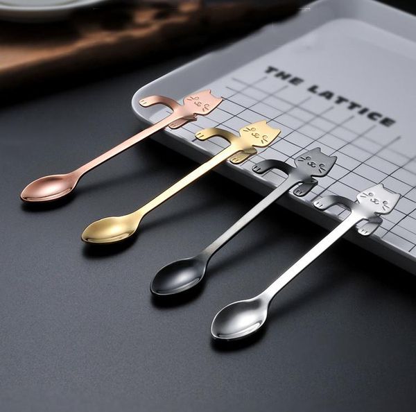 stainless steel coffee tea spoon mini cat long handle creative spoon drinking tools kitchen gadget flatware tableware c731
stainless steel coffee tea spoon mini cat long handle creative spoon drinking tools kitchen gadget flatware tableware c731