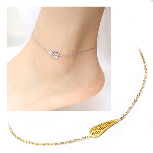 wing personal style female anklets stainless steel sandals foot jewelry anklets on foot ankle bracelets for women leg chain, Red;blue
wing personal style female anklets stainless steel sandals foot jewelry anklets on foot ankle bracelets for women leg chain, Red;blue