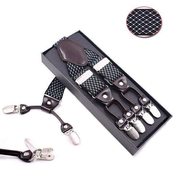 cross-border source e-commerce platform quality 6 clips men's white grid ribbon tension factory spot, Black;white
cross-border source e-commerce platform quality 6 clips men's white grid ribbon tension factory spot, Black;white