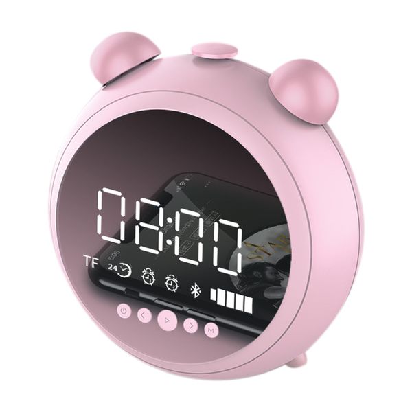 будильник hd зеркало с night light fm-радио беспроводная связь bluetooth speaker поддержка aux tf плеер детские часы led digital pink
будильник hd зеркало с night light fm-радио беспроводная связь bluetooth speaker поддержка aux tf плеер детские часы led digital pink