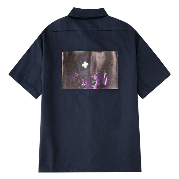 mens casual fashion dress shirts cotton printed short sleeve hip hop shirt men dress shirt slim fit non iron wear shirts ii50cs, White;black
mens casual fashion dress shirts cotton printed short sleeve hip hop shirt men dress shirt slim fit non iron wear shirts ii50cs, White;black