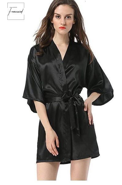 new chinese womens silk robe bath kimono yukata bathrobe black solid color s l xl xxl nb032, Black;red
new chinese womens silk robe bath kimono yukata bathrobe black solid color s l xl xxl nb032, Black;red