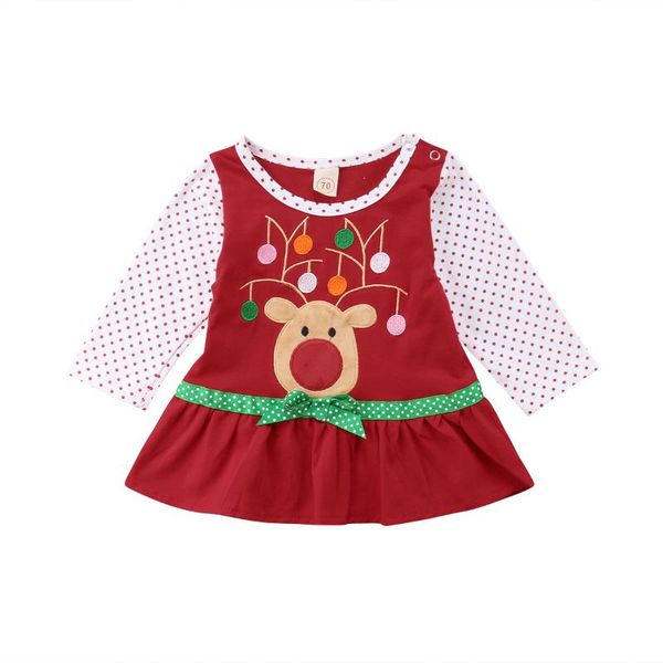 xmas cute pretty toddler baby girls dress long sleeve cartoon print dot ruffles party dress sunsuit 0-4y girls clothes, Red;yellow
xmas cute pretty toddler baby girls dress long sleeve cartoon print dot ruffles party dress sunsuit 0-4y girls clothes, Red;yellow