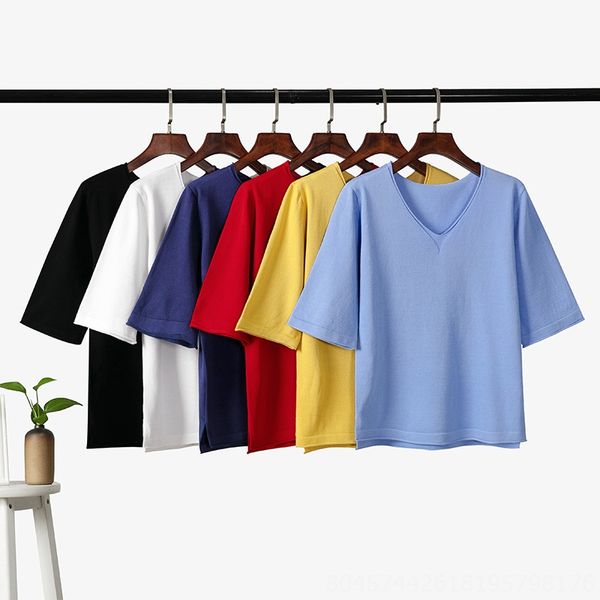 white short-sleeved women's 2020v collar large t-shirt size loose slim women's half-sleeve t-shirt fashion
white short-sleeved women's 2020v collar large t-shirt size loose slim women's half-sleeve t-shirt fashion