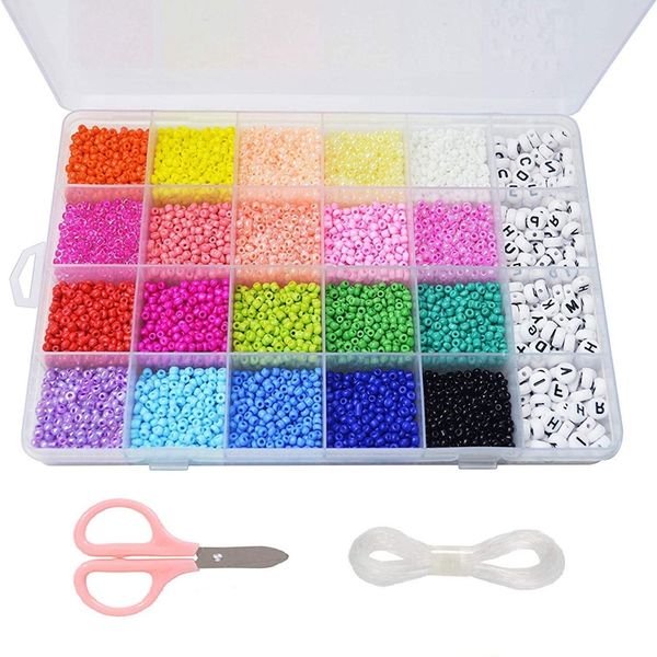 beads kit and 300pcs alphabet letter beads for name bracelets jewelry making and crafts, with 33 feet long elastic string cords
beads kit and 300pcs alphabet letter beads for name bracelets jewelry making and crafts, with 33 feet long elastic string cords