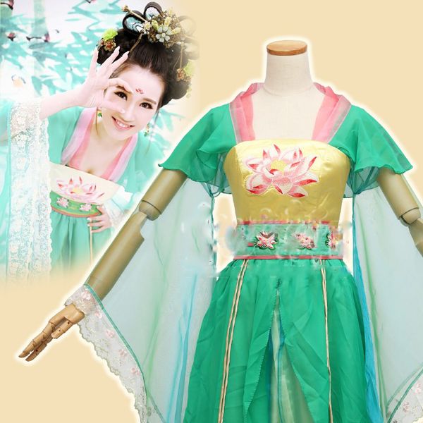 light green flower fairy costume thematic pgraphy hanfu stage performance wear for woman, Black;red
light green flower fairy costume thematic pgraphy hanfu stage performance wear for woman, Black;red