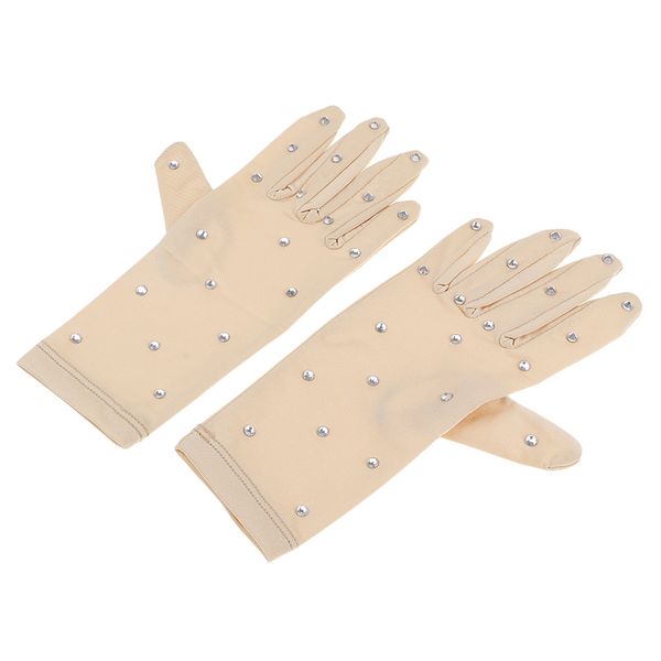 elastic girls gloves with rhinestones for ice figure skating competition show performance
elastic girls gloves with rhinestones for ice figure skating competition show performance