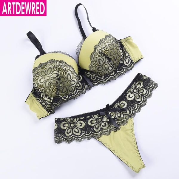 artdewred new style lace push up bra and thong set plus size 36-44 thick cup floral bra sets women underwear set bralette, Red;black
artdewred new style lace push up bra and thong set plus size 36-44 thick cup floral bra sets women underwear set bralette, Red;black