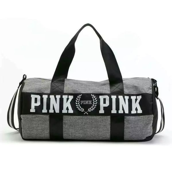 

designer handbag Handbags Pink Letter Large Capacity Men Women Travel Duffle Striped Waterproof Beach Bag Travel bag Kit Yoga Gym Bags