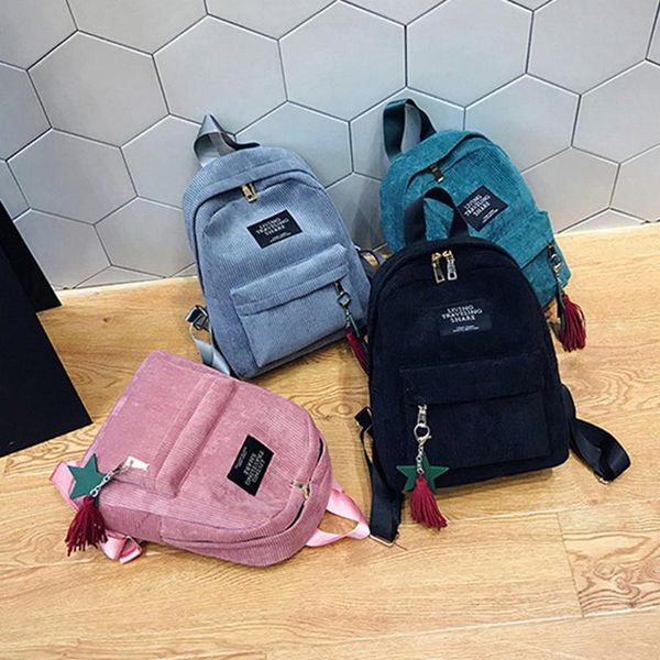 preppy style soft fabric backpack female corduroy design school backpack for teenage girls striped women d25
preppy style soft fabric backpack female corduroy design school backpack for teenage girls striped women d25