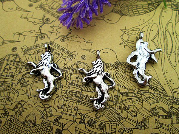 45pcs- running lion charms , antique tibetan silver runing lion charms pendants 12x22mm, Bronze;silver
45pcs- running lion charms , antique tibetan silver runing lion charms pendants 12x22mm, Bronze;silver