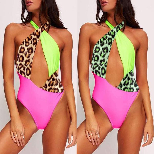 mossha hollow out bikini 2019 one piece swimsuit female leopard print bathing suit halter swimwear women high cut monokini new, White;black
mossha hollow out bikini 2019 one piece swimsuit female leopard print bathing suit halter swimwear women high cut monokini new, White;black
