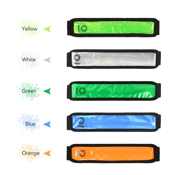 double reflective wristband bracelet night running wrist band high visibility band cycling jogging safety reflector armband, Black;red
double reflective wristband bracelet night running wrist band high visibility band cycling jogging safety reflector armband, Black;red