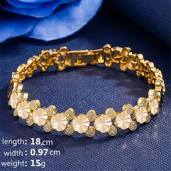 woman golden bracelet christmas birthday gift jewelry accessory bracelet femme beautiful fashion, Golden;silver
woman golden bracelet christmas birthday gift jewelry accessory bracelet femme beautiful fashion, Golden;silver