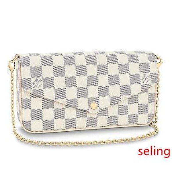 n63106 pochette felicie grid pattern белый настоящая икра овчина цепь лоскут сумка длинная цепь кошельки держатели ключей кошелек клатчи веч
n63106 pochette felicie grid pattern белый настоящая икра овчина цепь лоскут сумка длинная цепь кошельки держатели ключей кошелек клатчи веч