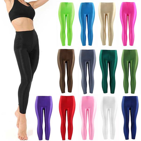 2019 new 1pc women leggings popular panty shiny fluorescent casual spandex trousers for girl large size solid color elastic, Black
2019 new 1pc women leggings popular panty shiny fluorescent casual spandex trousers for girl large size solid color elastic, Black