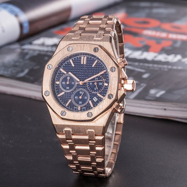 19Brand men's fashion business watch ROYAL OAK classic style 40 mm stainless steel strap high quality quartz movement watch 9 color optional
19Brand men's fashion business watch ROYAL OAK classic style 40 mm stainless steel strap high quality quartz movement watch 9 color optional