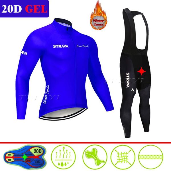2020 strava winter fleece thermal cycling jersey set bicycle suit cycling clothing long sleeve clothes ropa ciclismo uniformes, Black;blue
2020 strava winter fleece thermal cycling jersey set bicycle suit cycling clothing long sleeve clothes ropa ciclismo uniformes, Black;blue