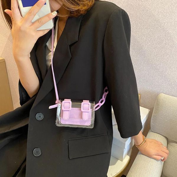 fashion exquisite shopping bag portable women small shoulder handbags clear pvc pu splicing chain money bags
fashion exquisite shopping bag portable women small shoulder handbags clear pvc pu splicing chain money bags