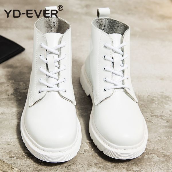 genuine leather women white ankle boots motorcycle boots female autumn winter shoes woman punk motorcycle, Black
genuine leather women white ankle boots motorcycle boots female autumn winter shoes woman punk motorcycle, Black