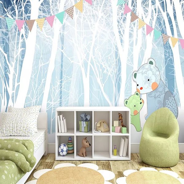custom large mural 3d wallpaper nordic modern cartoon animal birch forest baby bedroom mural tv back wall decor deep 5d embossed
custom large mural 3d wallpaper nordic modern cartoon animal birch forest baby bedroom mural tv back wall decor deep 5d embossed