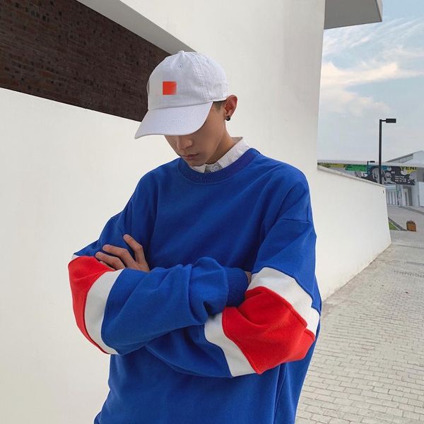 2020 men's fashion round neck hoodies pullover male new style coats cotton clothes blue color casual loose sweatshirts size m-xl, Black
2020 men's fashion round neck hoodies pullover male new style coats cotton clothes blue color casual loose sweatshirts size m-xl, Black