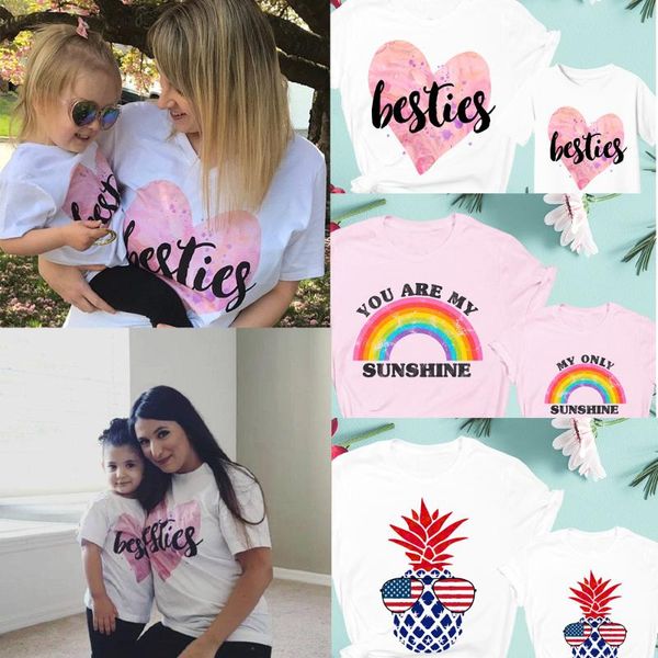 bff shirts mommy and me outfits mother daughter e t-shirts fourth of july pineapple children summer short sleeve tee, Blue
bff shirts mommy and me outfits mother daughter e t-shirts fourth of july pineapple children summer short sleeve tee, Blue