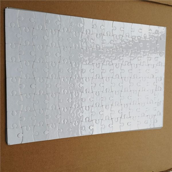 New Sublimation Blank Pearl Light Pager Puzzles Rectangle Puzzle Transfer Printing Blank Consumables 20*29cm Pun08 120 Block