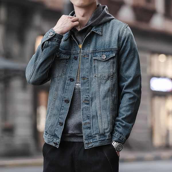 men's jacket the new fall 2019 trend of slim work jacket loose casual lapel personality travel youth men's wear, Black;brown
men's jacket the new fall 2019 trend of slim work jacket loose casual lapel personality travel youth men's wear, Black;brown