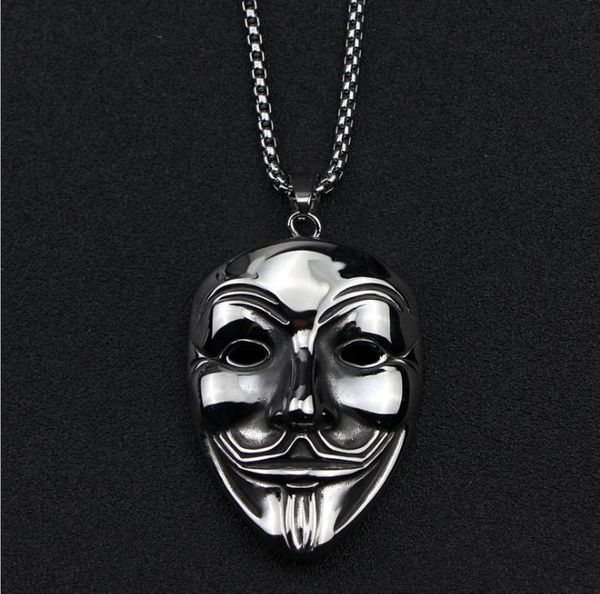 europeans and americans exaggerated hip hop masks titanium steel necklace retro fashion men and women's fashion students hanging access, Silver
europeans and americans exaggerated hip hop masks titanium steel necklace retro fashion men and women's fashion students hanging access, Silver