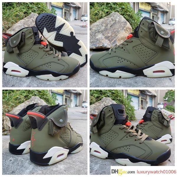 2019 new arrived travis scotts 6 og cactus jack glow in dark 3m reflective army green men designer basketball shoes 6s sports sneakers
2019 new arrived travis scotts 6 og cactus jack glow in dark 3m reflective army green men designer basketball shoes 6s sports sneakers