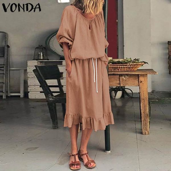 vonda autumn dress women o neck solid color party dresses plus size bohemian vestidos femme long sleeve party robe femme, White
vonda autumn dress women o neck solid color party dresses plus size bohemian vestidos femme long sleeve party robe femme, White