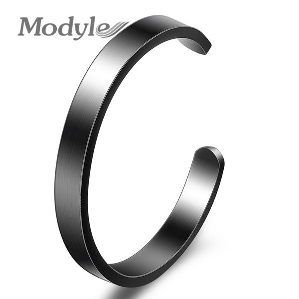modyle fashion black stainless steel punk vintage cuff bracelets bangles for men high quality, White
modyle fashion black stainless steel punk vintage cuff bracelets bangles for men high quality, White