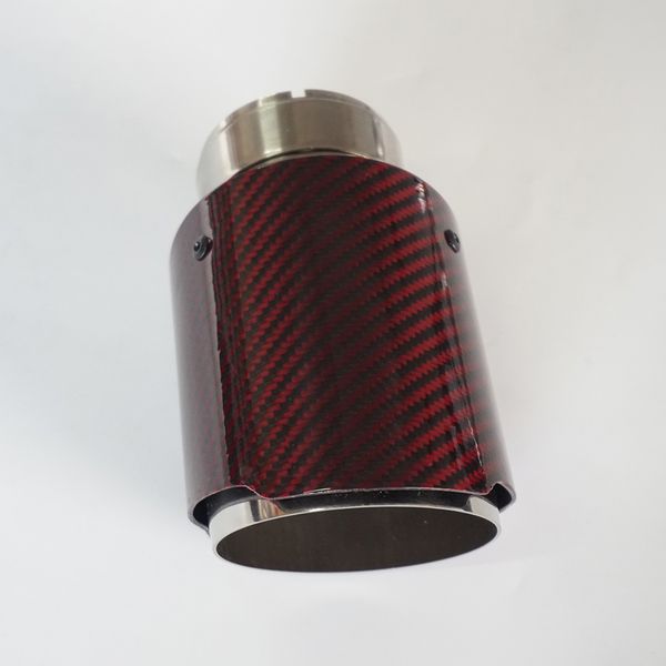 glossy red twill carbon fiber exhaust pipe mirror finished stainless steel car exhaust muffler tips akrapovic style
glossy red twill carbon fiber exhaust pipe mirror finished stainless steel car exhaust muffler tips akrapovic style