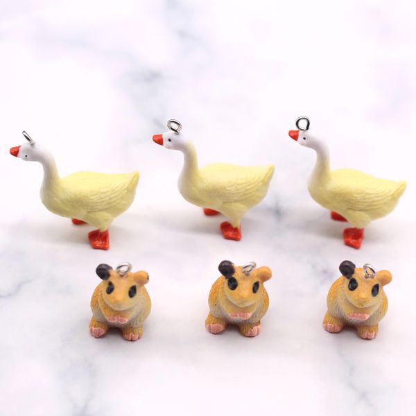5pcs kawaii hamster duck resin charms for keychain earring findings diy craft phone chain necklace pendant decor jewelry make, Bronze;silver
5pcs kawaii hamster duck resin charms for keychain earring findings diy craft phone chain necklace pendant decor jewelry make, Bronze;silver