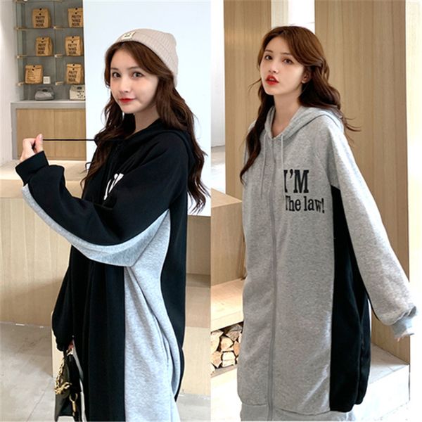 2019 молния толстовки толстовка платье женщины зима kpop негабаритных zip up толстовки женщина повседневная одежда свободные длинные толстов, Black
2019 молния толстовки толстовка платье женщины зима kpop негабаритных zip up толстовки женщина повседневная одежда свободные длинные толстов, Black