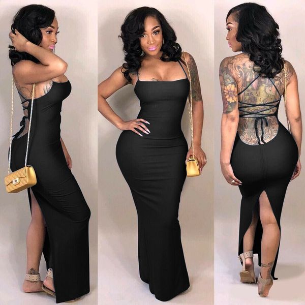 women's summer boho casual long maxi evening party beach dress sundress solid backless dress ladies strapless vestidos, Black;gray
women's summer boho casual long maxi evening party beach dress sundress solid backless dress ladies strapless vestidos, Black;gray
