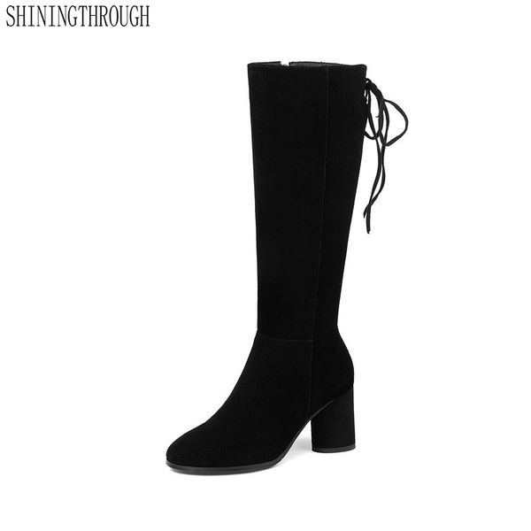 genuine leather fashion new women knee high boots high heels autumn winter retro long shoes woman ladies shoes, Black
genuine leather fashion new women knee high boots high heels autumn winter retro long shoes woman ladies shoes, Black