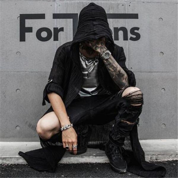 new men's thin section trench coat black hooded jacket street hip hop men long sleeve trench coats nightclub punk cardigan retro, Tan;black
new men's thin section trench coat black hooded jacket street hip hop men long sleeve trench coats nightclub punk cardigan retro, Tan;black