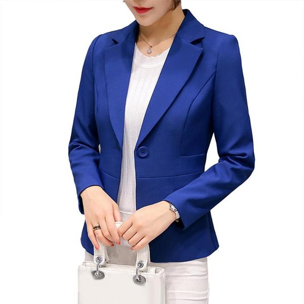 women one button solid color lapel long sleeve slim blazer coat suit jacket lady's solid color single button jacket, White;black
women one button solid color lapel long sleeve slim blazer coat suit jacket lady's solid color single button jacket, White;black