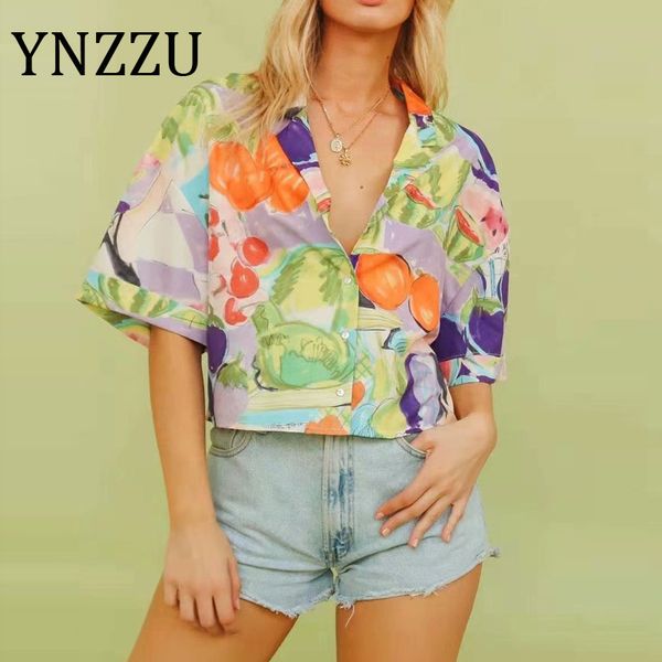 ynzzu abstract fruit beauty blouse shirt women 2020 summer turn down collar short sleeve loose women and blouses at540, White
ynzzu abstract fruit beauty blouse shirt women 2020 summer turn down collar short sleeve loose women and blouses at540, White