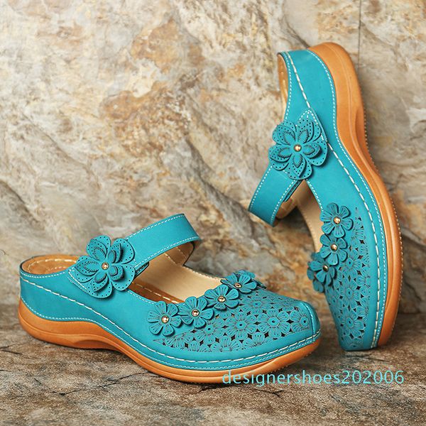 summer vintage flowers wedge gladiator casual lazy slippers women hole shoes platform sandals d06, Black
summer vintage flowers wedge gladiator casual lazy slippers women hole shoes platform sandals d06, Black