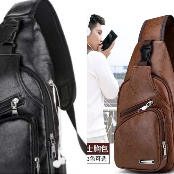 usb shoulder charging chest 2020 leisure shoulder bag pu men's chest bag
usb shoulder charging chest 2020 leisure shoulder bag pu men's chest bag