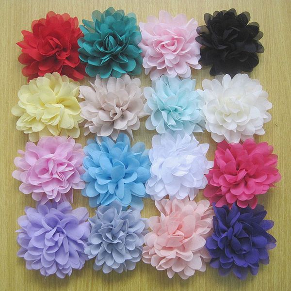 chiffon flowers flatback for baby kids headbands fluffy fabric flowers for hair clips hair accessories, Slivery;white
chiffon flowers flatback for baby kids headbands fluffy fabric flowers for hair clips hair accessories, Slivery;white